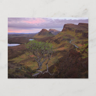 Nedgrävning av sollandskap på Skye Vykort