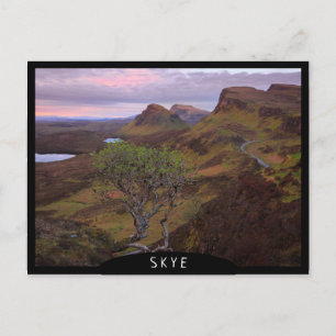 Nedgrävning av sollandskap på Skye Vykort