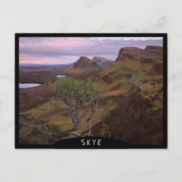 Nedgrävning av sollandskap på Skye Vykort