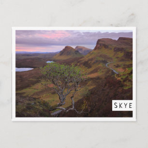 Nedgrävning av sollandskap på Skye Vykort