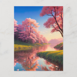 Nedgrävning i fred och skönhet vykort