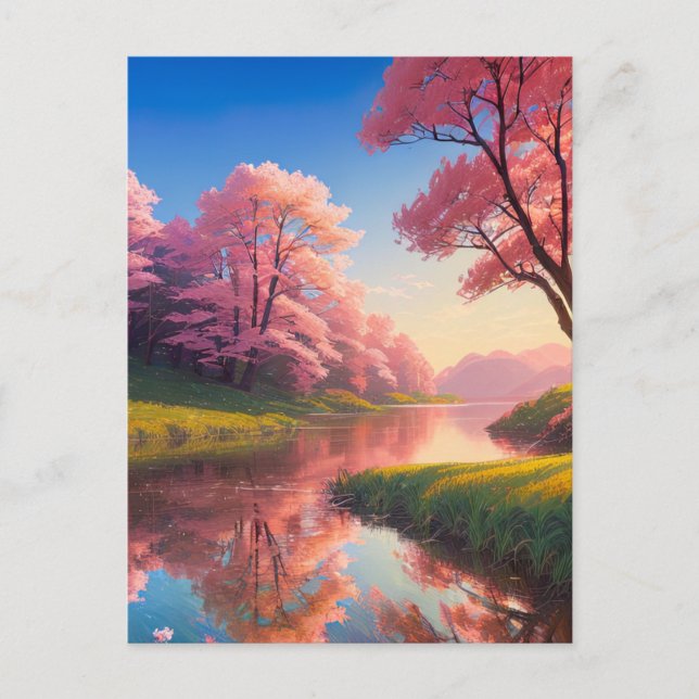 Nedgrävning i fred och skönhet vykort (Framsida)