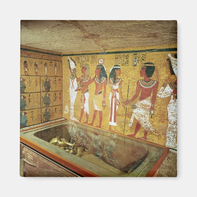 Nedgrävningskammaren Grav i Tutankhamun Magnet (Framsidan)