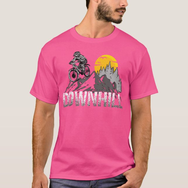Nedhill Mauntain Bike Mtb Wheel Tävla Ride Bmx T Shirt (Framsida)