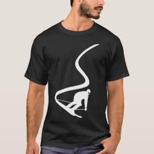 Nedhill Ski Slope Mountain Ski Tävla Snö Skiing T Shirt