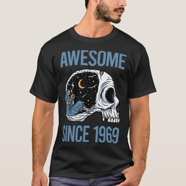 Nedkylning Skeleton - Fantastisk sedan 1969 T Shirt (Framsida)