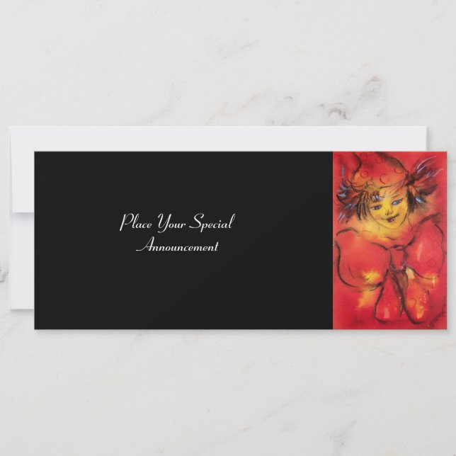 NEDLAD MED RÖD RIBBON,Svart Gult Meddelande (Framsida)