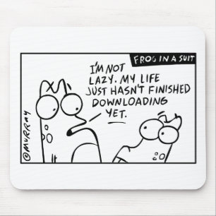"Nedladdar mitt liv" Mousepad Musmatta