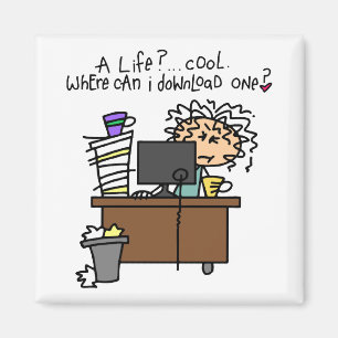 Nedladdninglivhumor Magnet