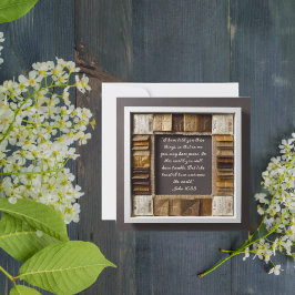 Nedladdningsbar Anpassningsbar Ödmjuk Ram Bibelver Julkort