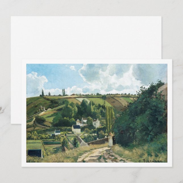 Nedladdningsbar Berömd Backe Inbjudningar (Fram/baksida)