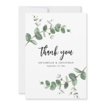 nedladdningsbar bröllop eucalyptus tack