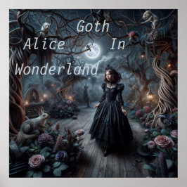 Nedladdningsbar Gothic Alice i Wonderland Poster