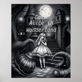 Nedladdningsbar Gothic Alice i Wonderland Poster