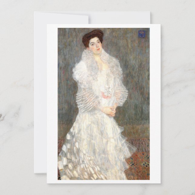 Nedladdningsbar Hermine Gallia av Gustav Klimt Inbjudningar (Framsida)