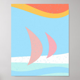 Nedladdningsbara segelbåtar, Abstrakt Poster