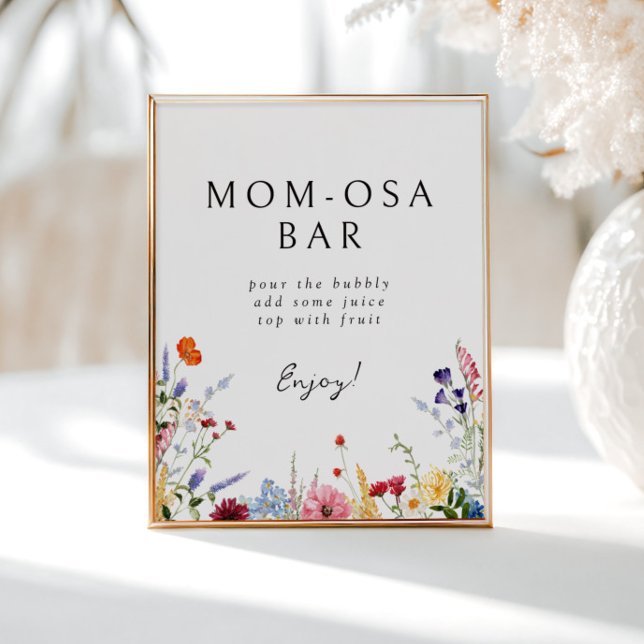 Nedladdningsbart färgämne Wildblomma Mamma-osa Pub Poster (Skapare uppladdad)