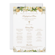 Nedladdningsbart Guld-katolskt massprogram Bröllop