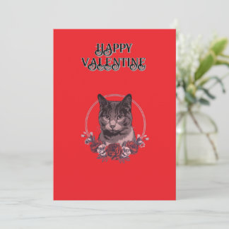 Nedladdningsbart Lycklig Valentine Card Inbjudningar