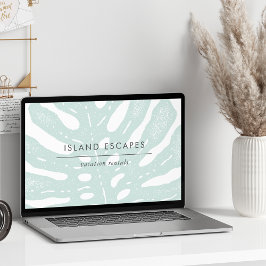 NEDLADDNINGSBART Tropik Botanicals Business Logoty Poster