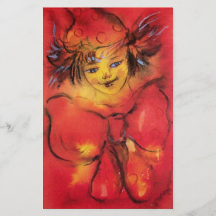 NEDLAT MED RÖD RIBBON BREVPAPPER