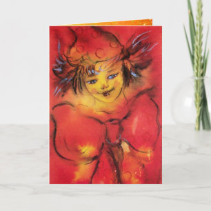 NEDLAT MED RÖD RIBBON I GULD SPARKLES HELGKORT