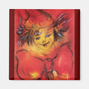 NEDLAT MED RÖD RIBBON MAGNET