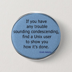 Nedlåtande Unix - Scott Adams Knapp