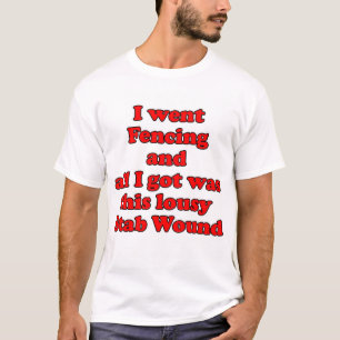 nedlusat stabsår t shirt