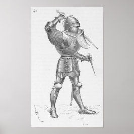 Nedmonterad Knight Poster