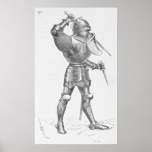 Nedmonterad Knight Poster