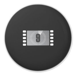 Nedräkning 9 keramisk knopp