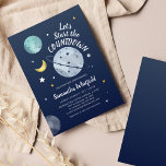 Nedräkning av modern Space Outer Galaxy Baby Showe Inbjudningar<br><div class="desc">En perfekt underbar inbjudan till att ordna party för den blivande mamma. Ändra och ersätt enkelt texten genom att klicka på knappen "Anpassa"</div>