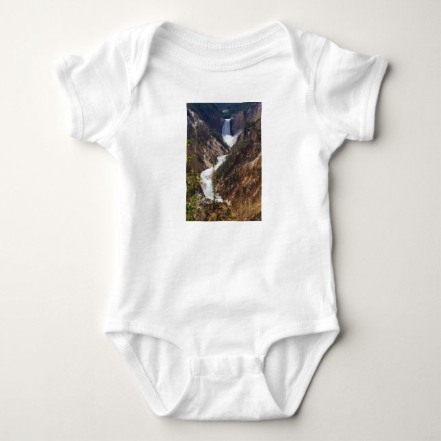 Nedre blomning Yellowstone Tee Shirt (Framsida)