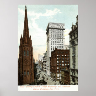 Nedre bredband NY 1897-Vintage Poster