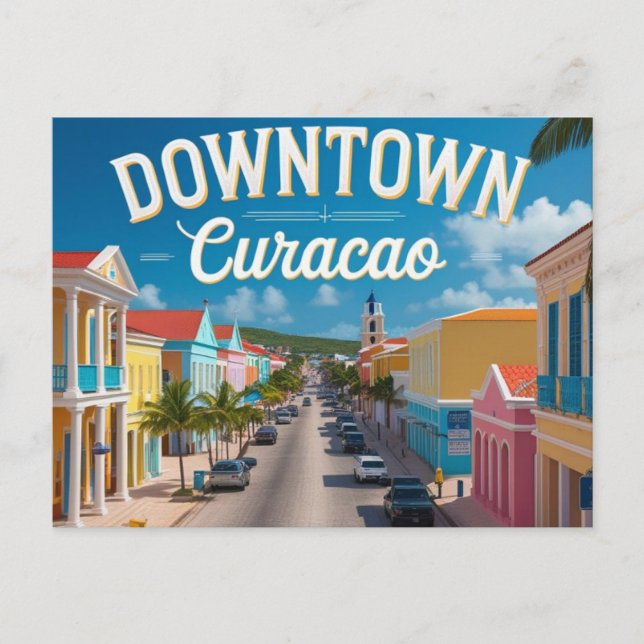 Nedre Curacao Helg Vykort (Framsida)