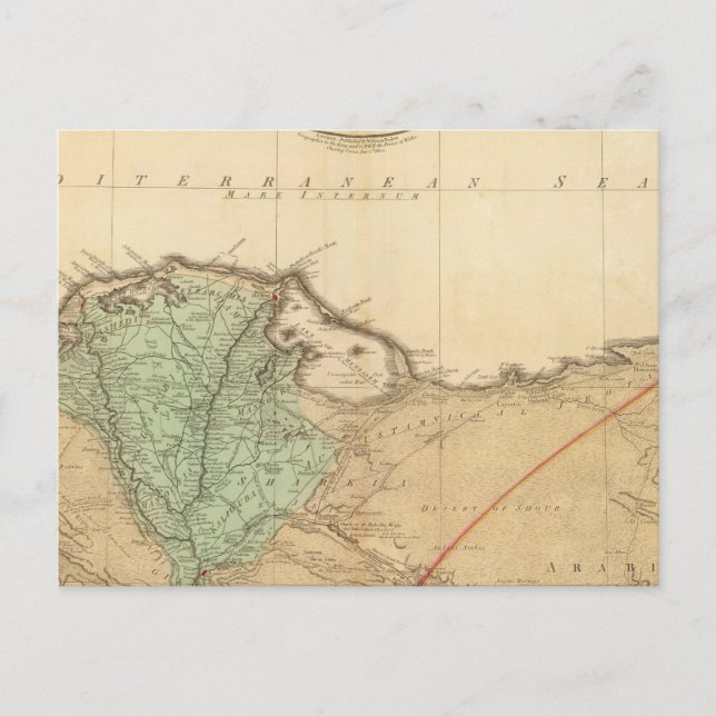 Nedre Egyptenen, Palestina Vykort (Framsida)