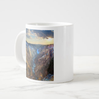 Nedre fall från konstnärens punkt jumbo mugg