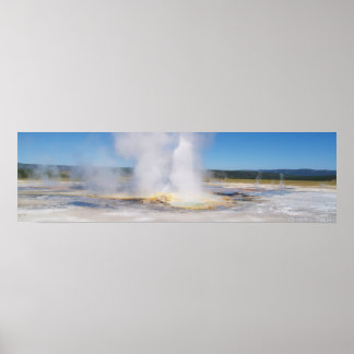 Nedre Geyser Basin Poster
