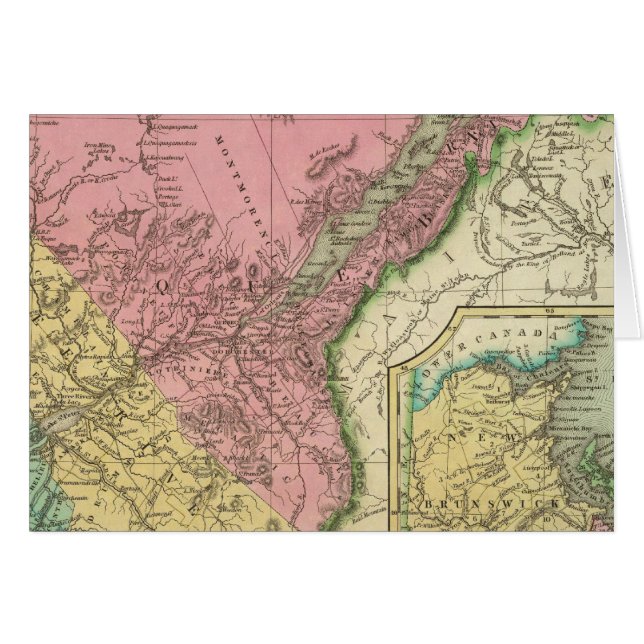 Nedre Kanada 2 Hälsningskort (Framsidan Horizontal)