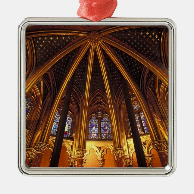 Nedre kapell i La Sainte-Chapelle, Paris, Julgransprydnad Metall (Framsidan)