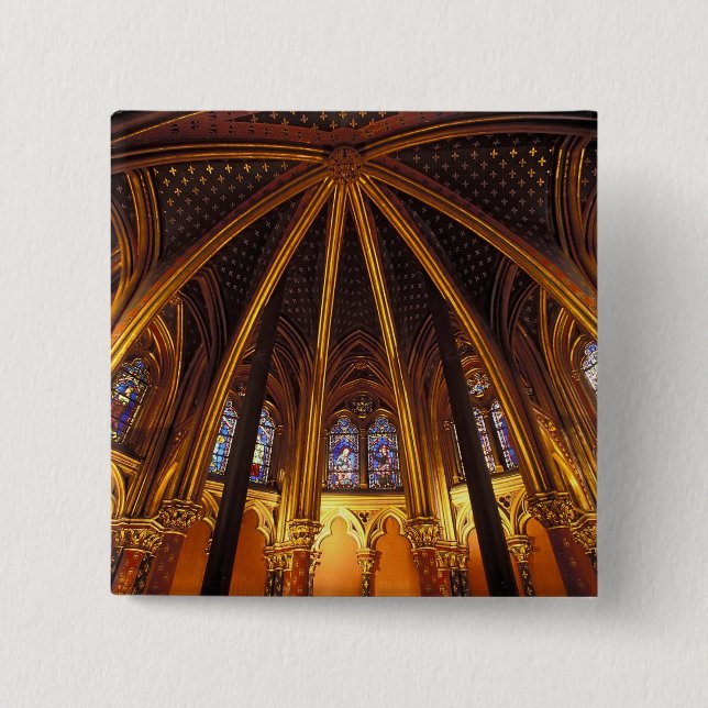 Nedre kapell i La Sainte-Chapelle, Paris, Knapp (Framsida)