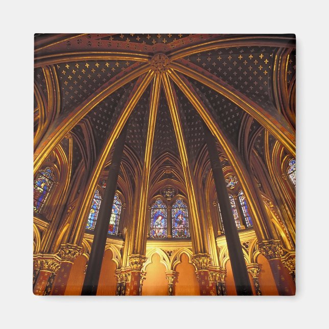 Nedre kapell i La Sainte-Chapelle, Paris, Magnet (Framsidan)