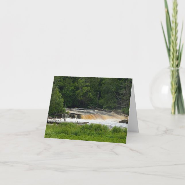 Nedre kolv i Tahquamenon Kort (Framsida)