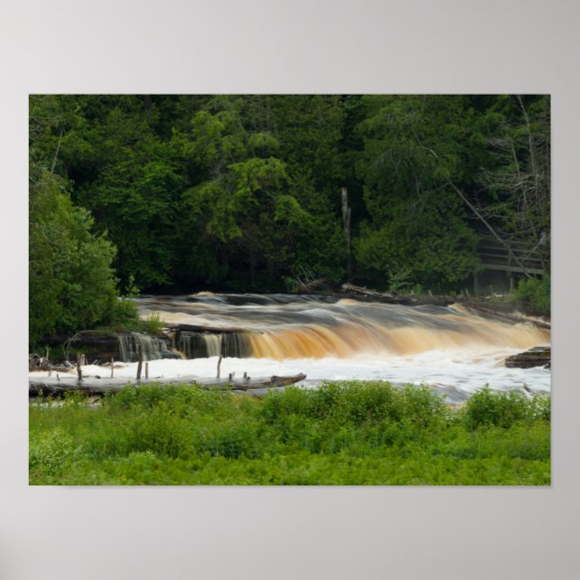 Nedre kolv i Tahquamenon Poster (Framsidan)