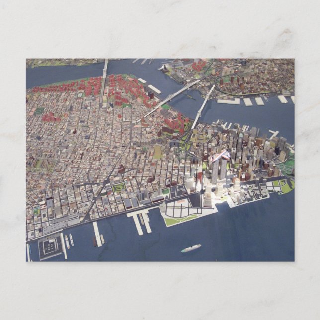 nedre mahattan vykort (Framsida)