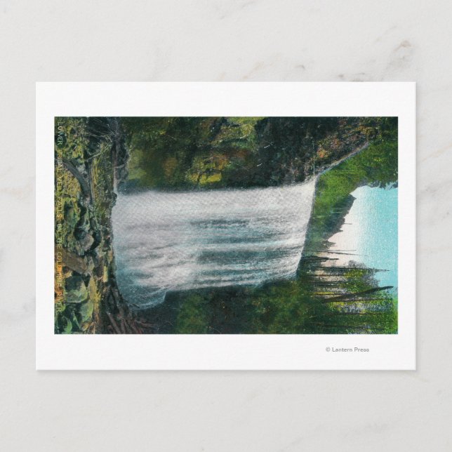 Nedre Möhippan Veil Falls på Kolubiefloden Vykort (Framsida)