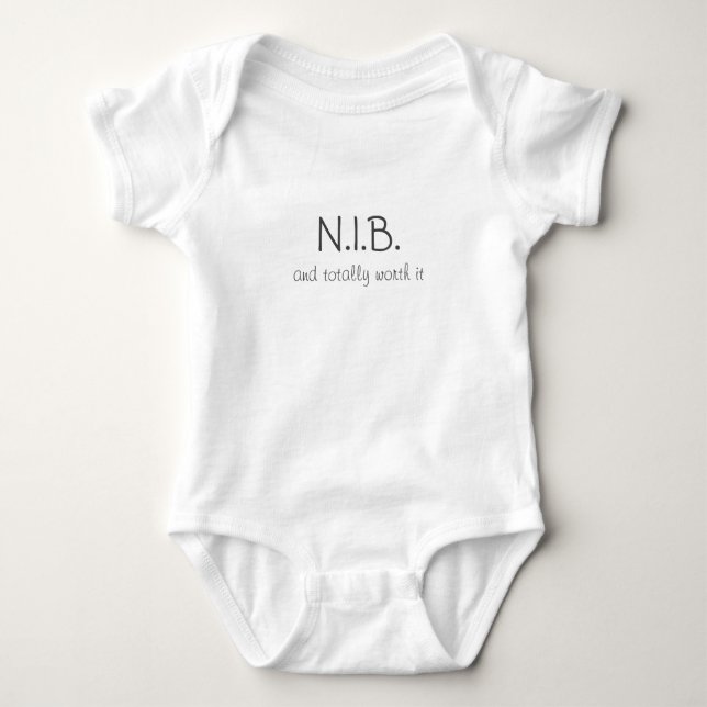 Nedre Skada Baby T Shirt (Framsida)