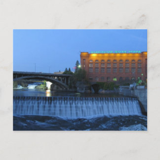 Nedre Spokane Falls. Vykort