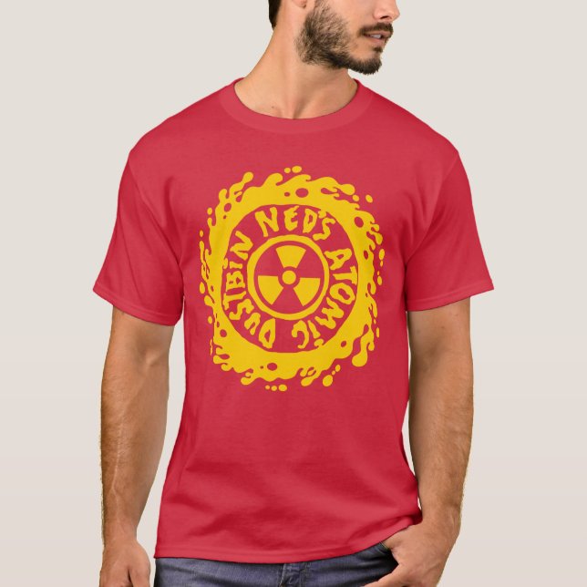 Neds Atomic Dust Bin funny T Shirt (Framsida)